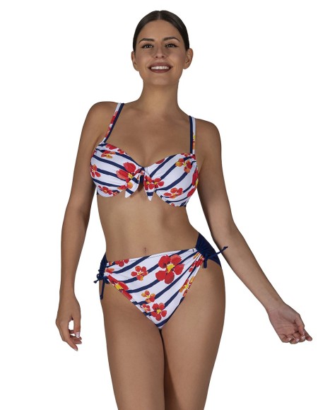 Bikini graduable sin foam y con aro hawai