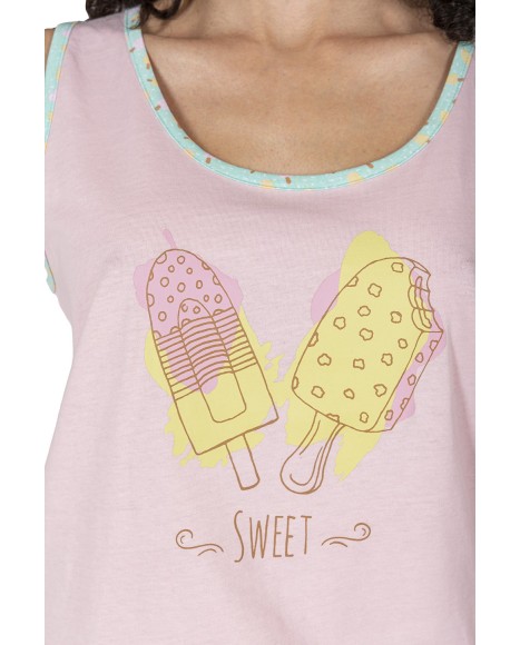 Pijama mujer tirantes ice-cream Ice cream