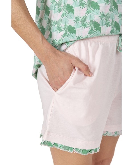 Pijama mujer tirantes Tropical life