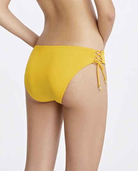 Braga bikini básica amarillo