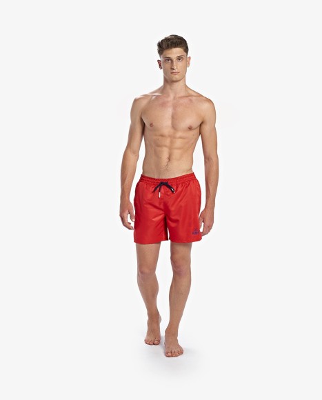 Querido Derivar Respectivamente Bañador bermuda hombre largo Casual rojo | Bikini & Bikini