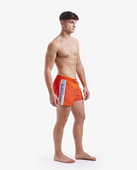 Bañador bóxer hombre con bolsillos Casual naranja