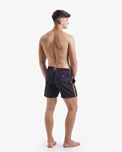 Bañador bóxer hombre con bolsillos Fun negro Bañador bóxer hombre con bolsillos Fun negro