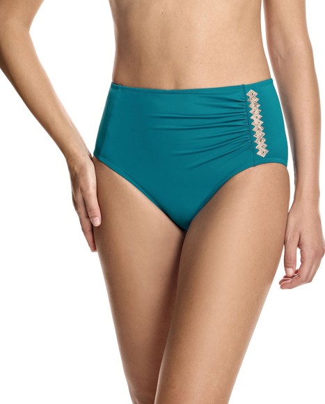 Braga bikini clásica tipo faja con refuerzo delante Malibu verde agua