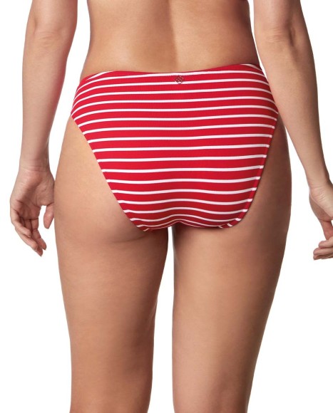 Braga bikini básica marine rojo