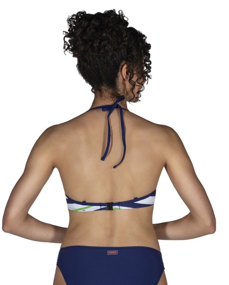 Top bikini con copa Berbes verde Top bikini con copa Berbes verde