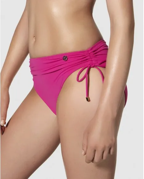 Braga bikini costado más alto y pierna más baja Modern minimalist rosa