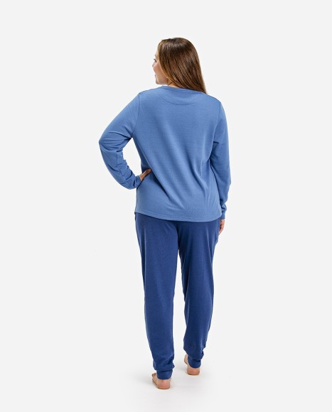 Pijama mujer en tonos azules Casual