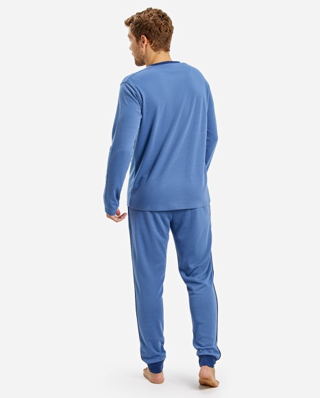 Pijama hombre en tonos azules Casual