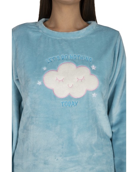 Pijama mujer de coralina Touch the sky Pijama mujer de coralina Touch the sky