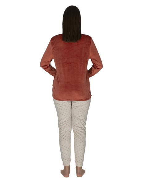 Pijama mujer de terciopelo Vintage Dandelion