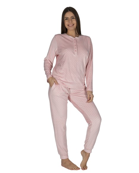 Pijama mujer de terciopelo Cherry Blossom