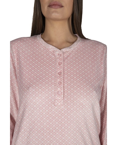 Pijama mujer de terciopelo Cherry Blossom