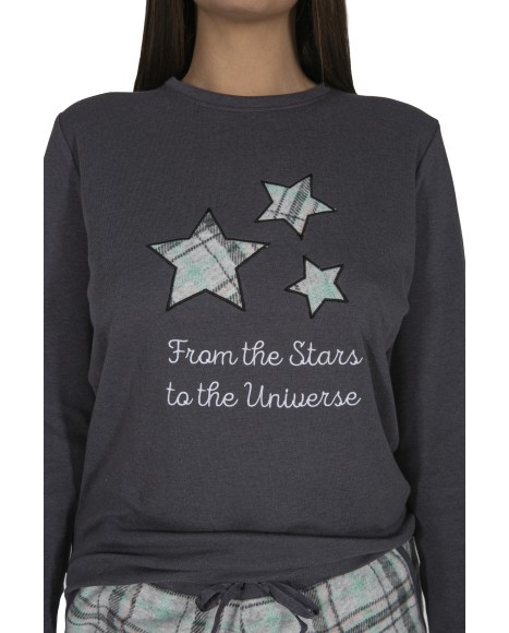 Pijama mujer de punto milano Twinkle Little Star