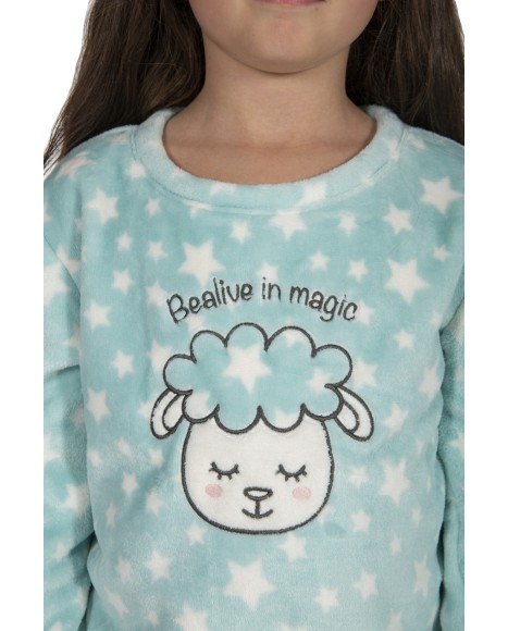 Pijama niña de coralina Twinkle Little Star Pijama niña de coralina Twinkle Little Star