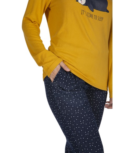 Pijama de mujer extra suave Happy Feet Pijama de mujer extra suave Happy Feet
