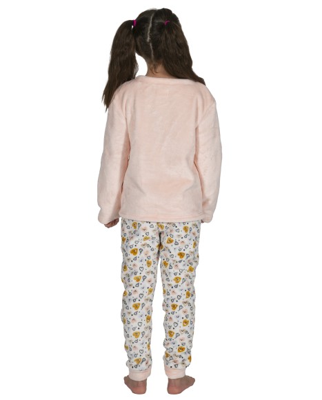 Pijama niña de coralina Sleeping Teddy Pijama niña de coralina Sleeping Teddy