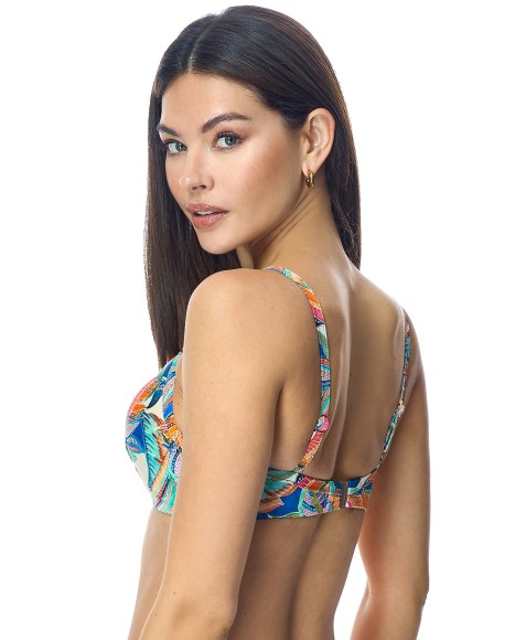 Top bikini Ory copa básica con banda bajo pecho y aro Athenea Top bikini Ory copa básica con banda bajo pecho y aro Athenea