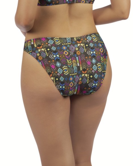 Braguita mujer talle bajo y estampado colorido Braguita mujer talle bajo y estampado colorido
