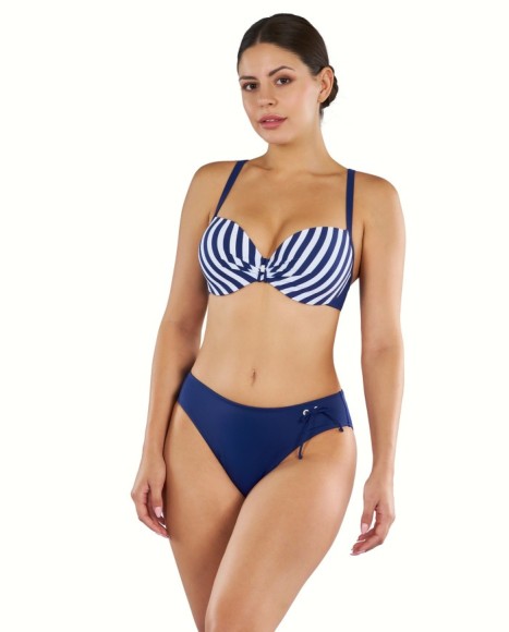 Bikini mujer con sujetador semitriangular con foam con aro y