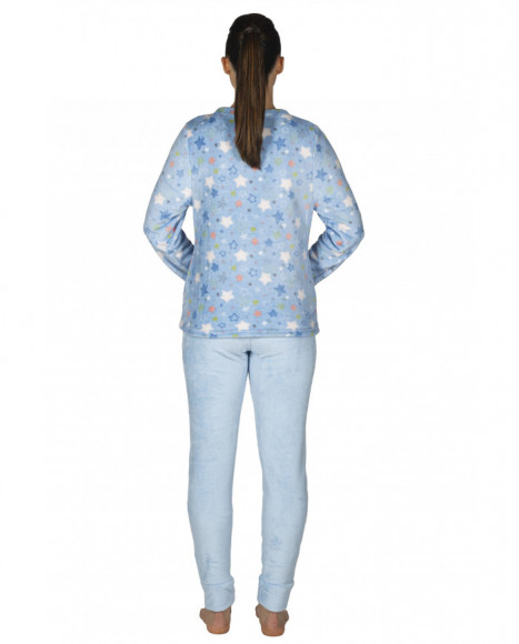 Pijama mujer coralina dos piezas Pijama mujer coralina dos piezas
