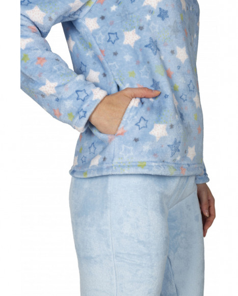 Pijama mujer coralina dos piezas Pijama mujer coralina dos piezas