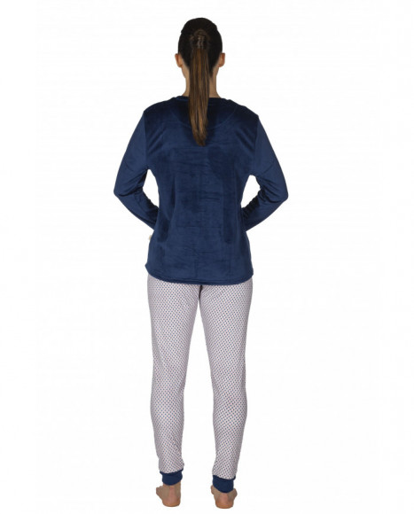 Pijama mujer terciopelo dos piezas Pijama mujer terciopelo dos piezas