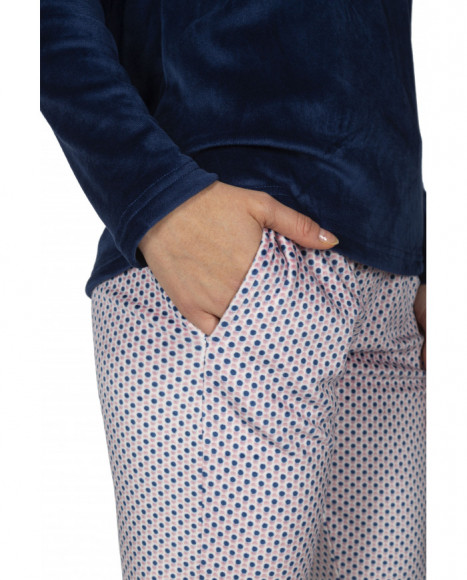 Pijama mujer terciopelo dos piezas Pijama mujer terciopelo dos piezas