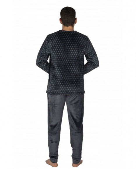 Pijama hombre coralina dos piezas Pijama hombre coralina dos piezas
