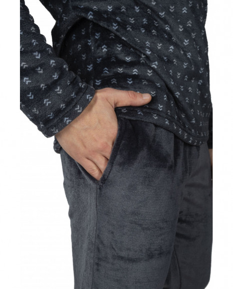 Pijama hombre coralina dos piezas Pijama hombre coralina dos piezas