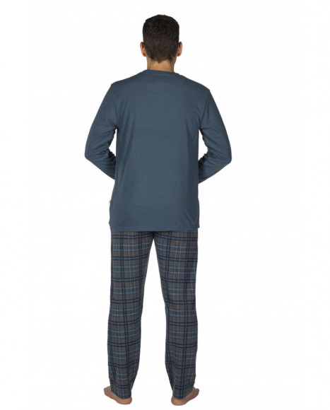 Pijama hombre punto milano dos piezas Pijama hombre punto milano dos piezas
