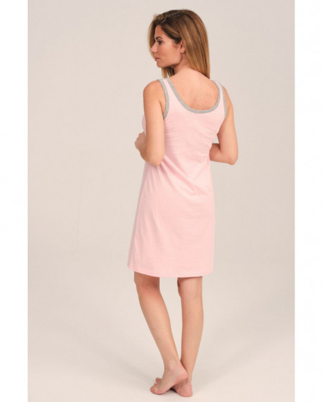 Camisón de mujer en rosa con estampado Snoopy Camisón de mujer en rosa con estampado Snoopy