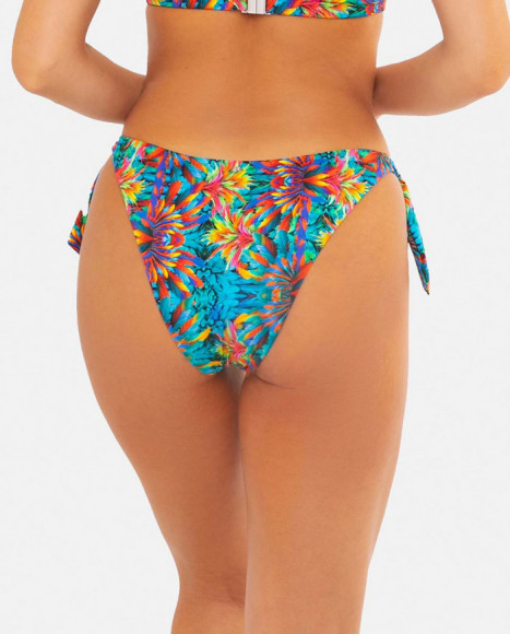 Braguita de bikini para mujer en color azul con estampado Braguita de bikini para mujer en color azul con estampado