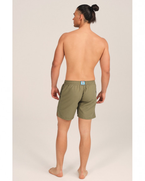 Bañador para hombre en verde con detalles laterales Bañador para hombre en verde con detalles laterales