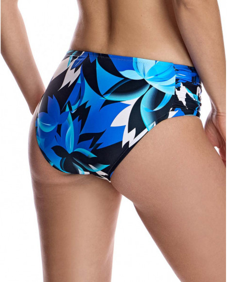 Braga de bikini para mujer costado más alto en color azul