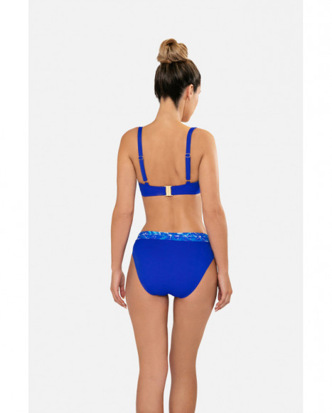 Bikini para mujer de capacidad full cup sin foam y con aro de color azul Bikini para mujer de capacidad full cup sin foam y con aro de color azul