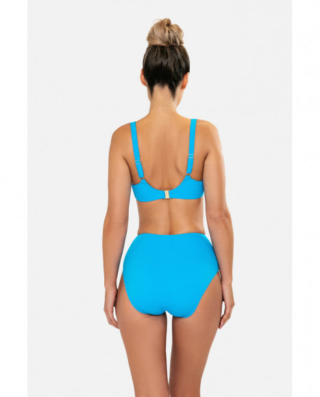 Bikini para mujer de capacidad reductor y refuerzo lateral sin foam y con aro de color azul Bikini para mujer de capacidad reductor y refuerzo lateral sin foam y con aro de color azul