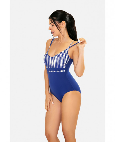 Bañador para mujer con foam de color azul marino