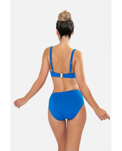 Bikini para mujer de capacidad sin foam y con aro de color azul Bikini para mujer de capacidad sin foam y con aro de color azul