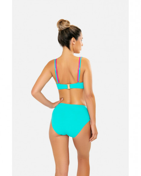 Bikini para mujer capacidad sin foam y con soporte de aro de color turquesa Bikini para mujer capacidad sin foam y con soporte de aro de color turquesa