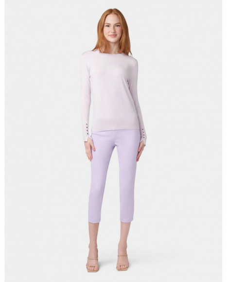 Legging mujer color lila tejido denim ultrasuave para mayor comodidad Legging mujer color lila tejido denim ultrasuave para mayor comodidad