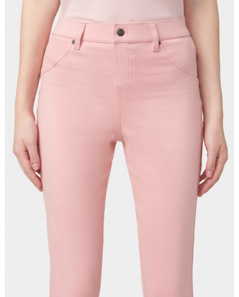 Legging mujer color rosa tejido denim ultrasuave y elástico Legging mujer color rosa tejido denim ultrasuave y elástico