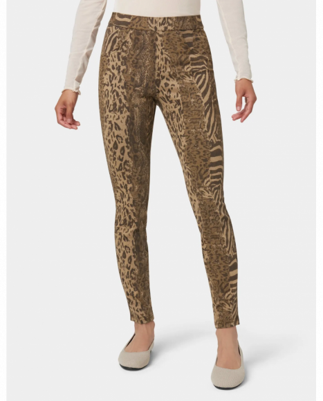 Legging mujer estampado animal color marrón de tejido cómodo Legging mujer estampado animal color marrón de tejido cómodo