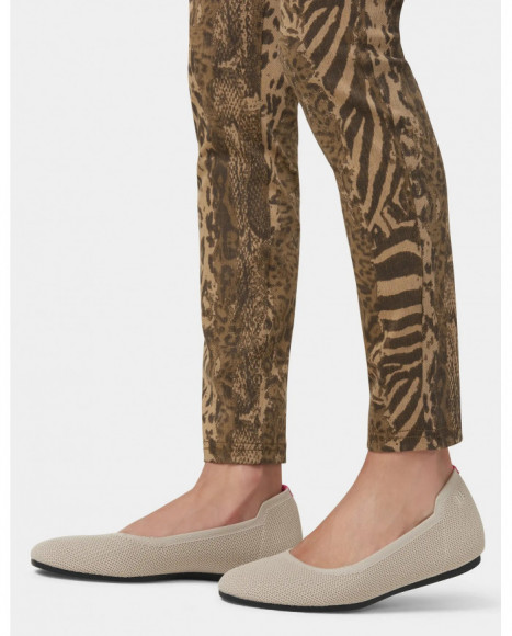 Legging mujer estampado animal color marrón de tejido cómodo Legging mujer estampado animal color marrón de tejido cómodo