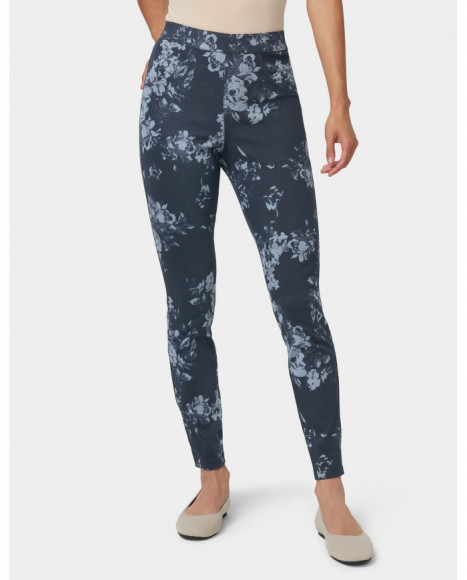 Legging mujer estampado floral color azul, ajuste skinny para un look femenino Legging mujer estampado floral color azul, ajuste skinny para un look femenino