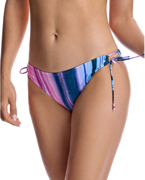Braga de bikini alta para mujer en color azul