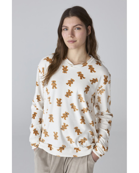 Conjunto de pijama para mujer en estampado ositos