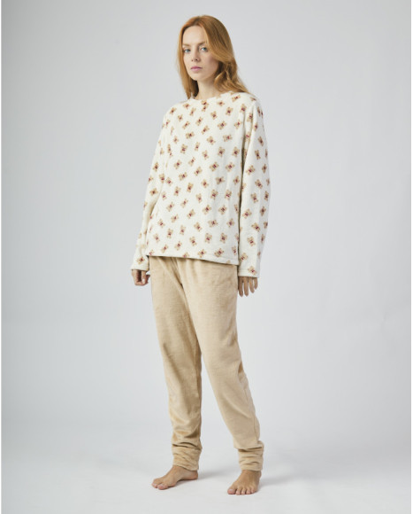 Pijama para mujer de manga...