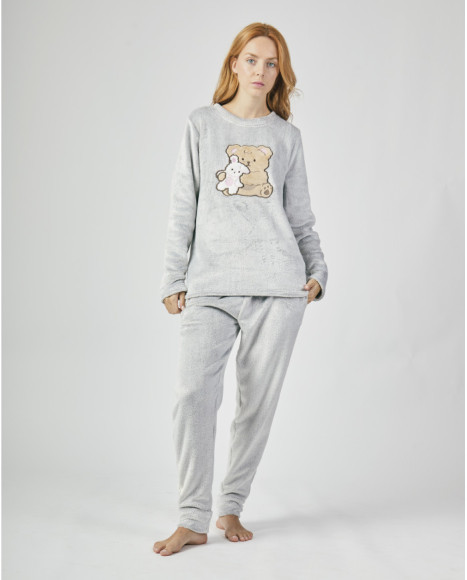 Pijama largo para mujer en...