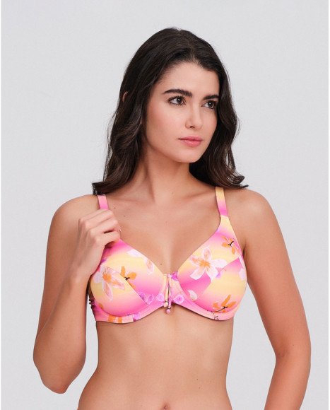 Top bikini mujer con aros...